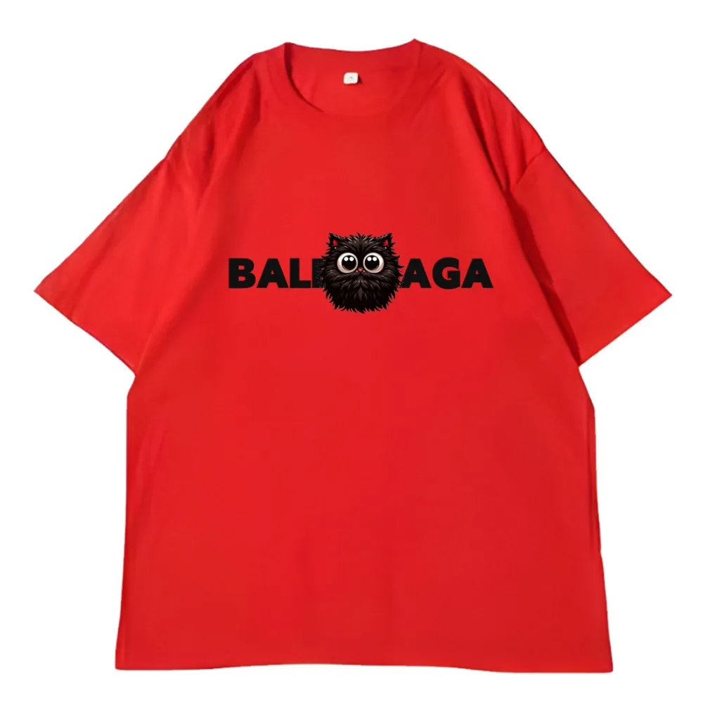 T Shirts for Men Adults Kids Balenciaga Luxury Brand Prank Cartoon Owl Graffiti Tshirt Crewneck T-Shirt 2024 New Fashion