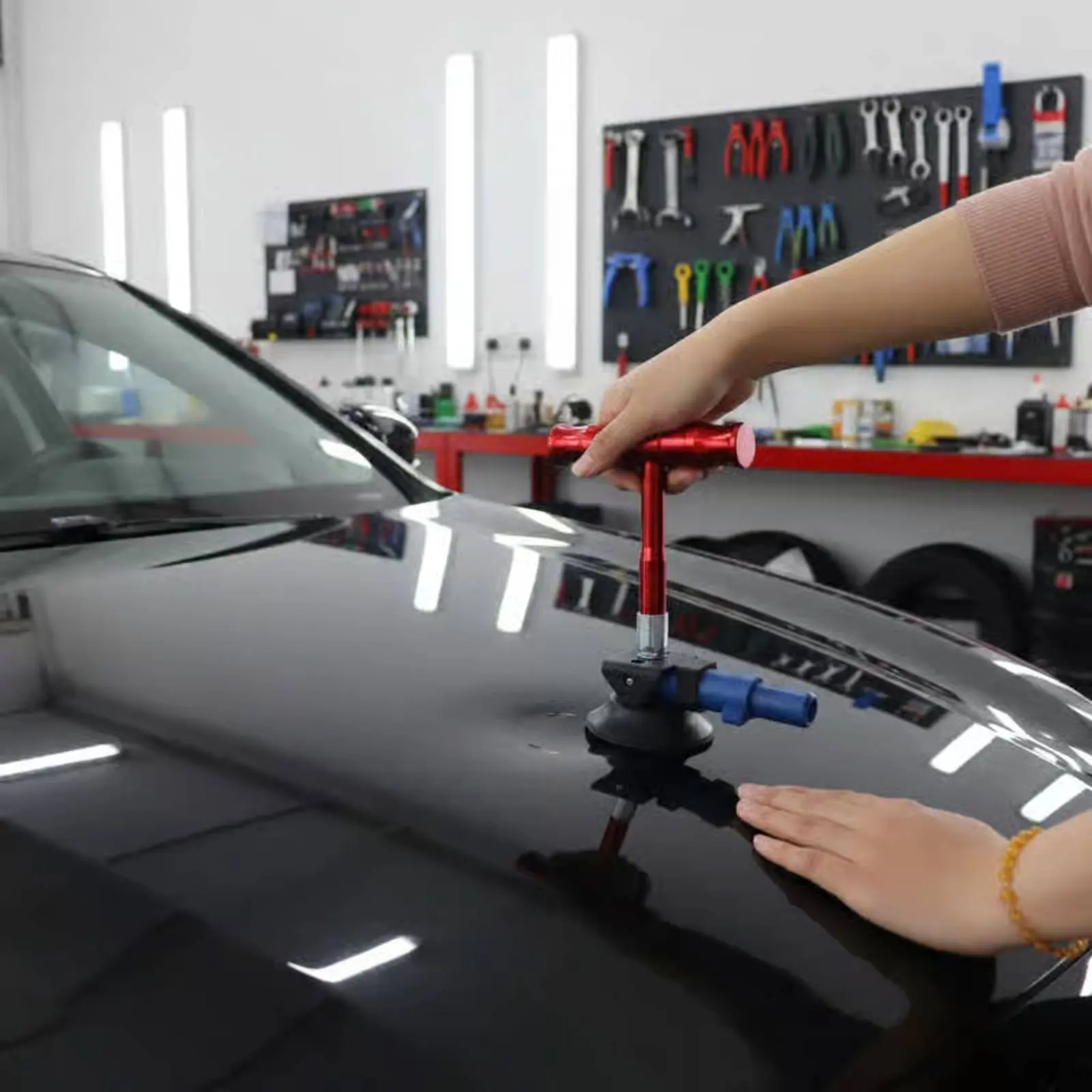 

Car Dent Removal Remover Non-Slip Grip Suction Cup Dent Removal Tool Vacuum Suction Puller Heavy Duty Vacuum Lifter Lightweight