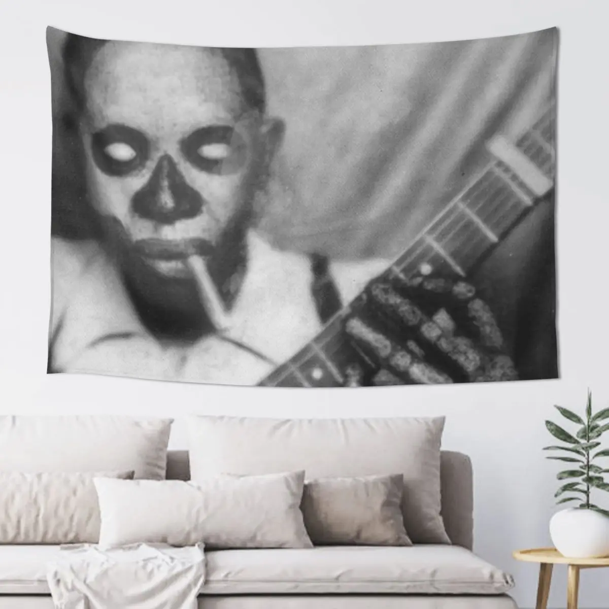 

Robert Johnson Sold My Soul Tapestry Kawaii Room Decor Room Decore Aesthetic Tapestry