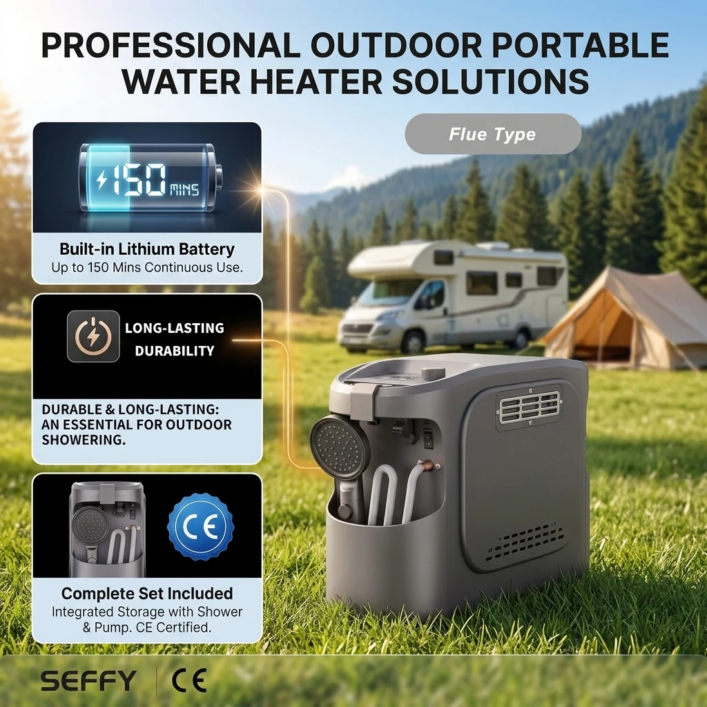 Tankless Gas Water Heaters Competitive Price Portable Propane Tankless Heat Pump Gas Water Heater Geyser for Outdoor Camping RV