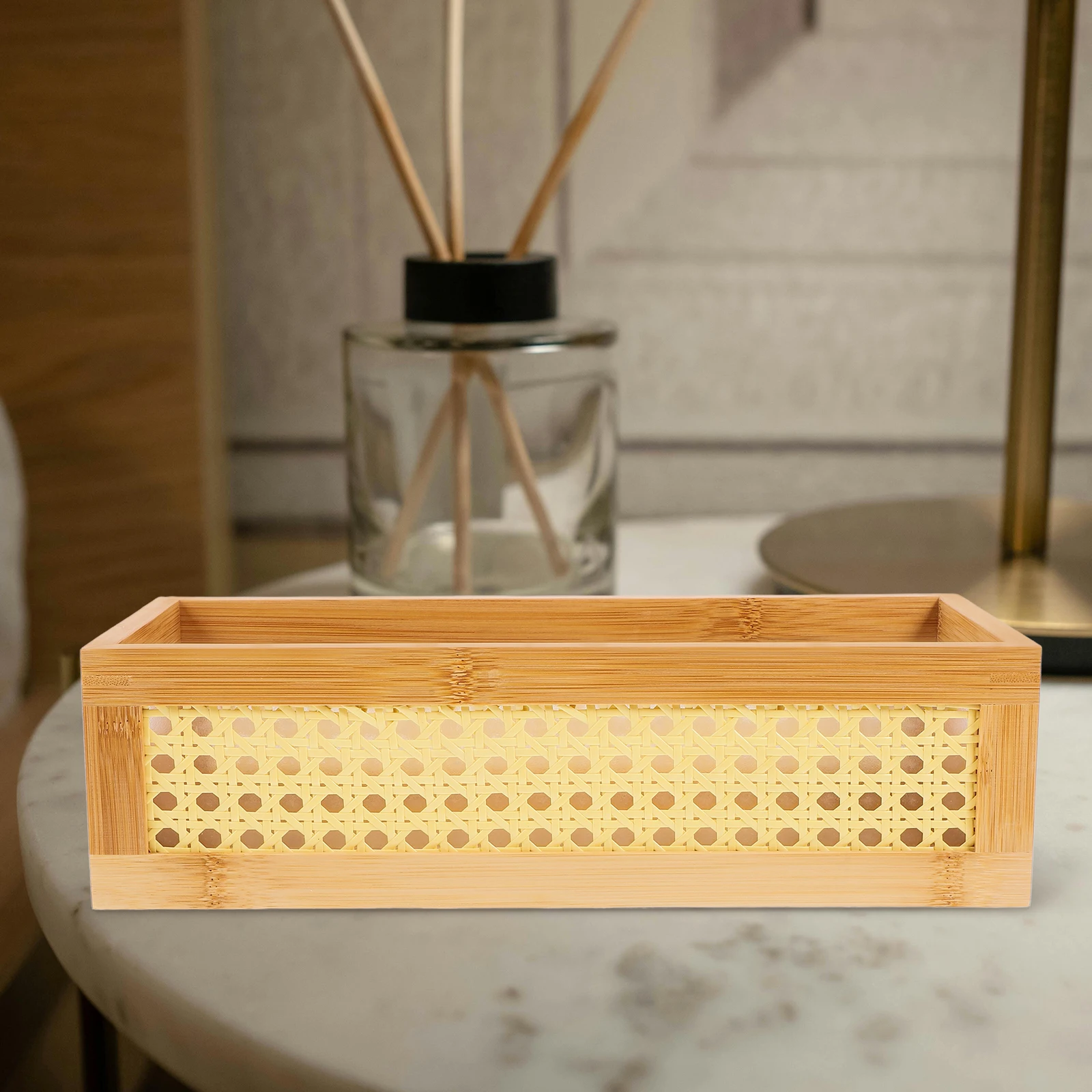 

Woven Storage Baskets Bedroom Organizer Basket For Keys Cosmetics Book Rack Small Baskets Nursery Closet Desk Decor (S)