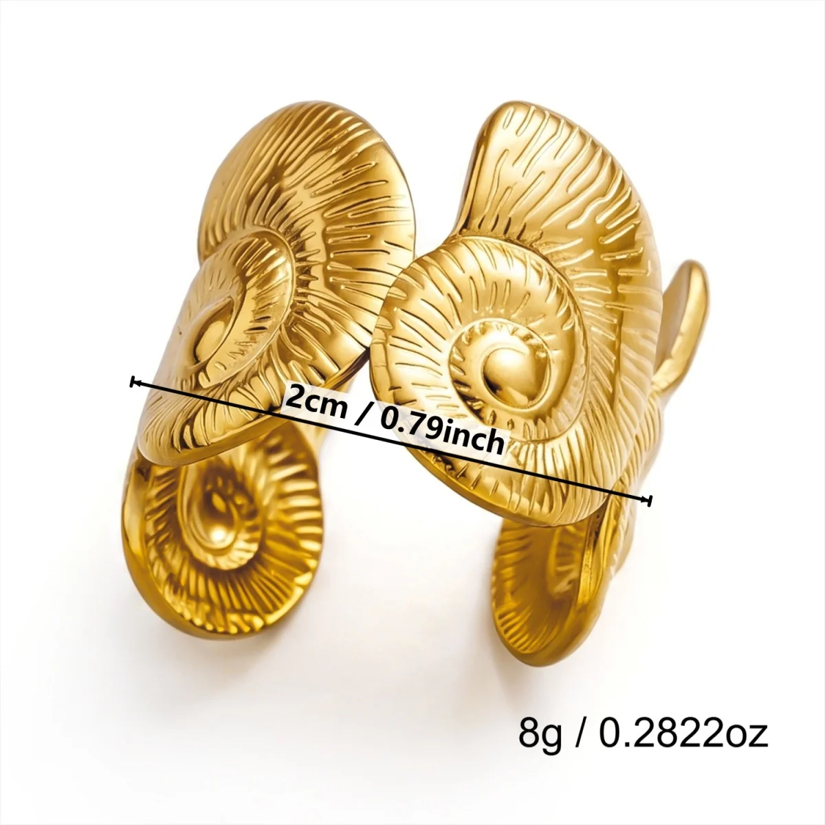 Edelstahlringe mit Muschel-, Krabben- und Blumenmotiven für Damen und Herren, Strand, Schmetterling, geometrischer Ring, Schmuck – Detail 38