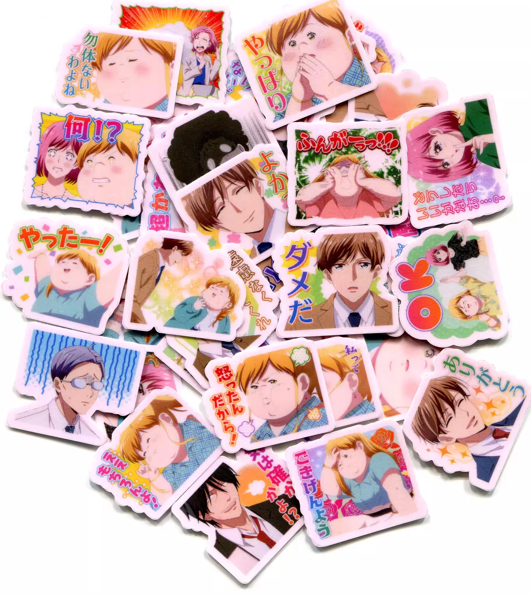 40pcs/pack Plus-sized Misadventures in Love!  2-3cm waterproof sticker