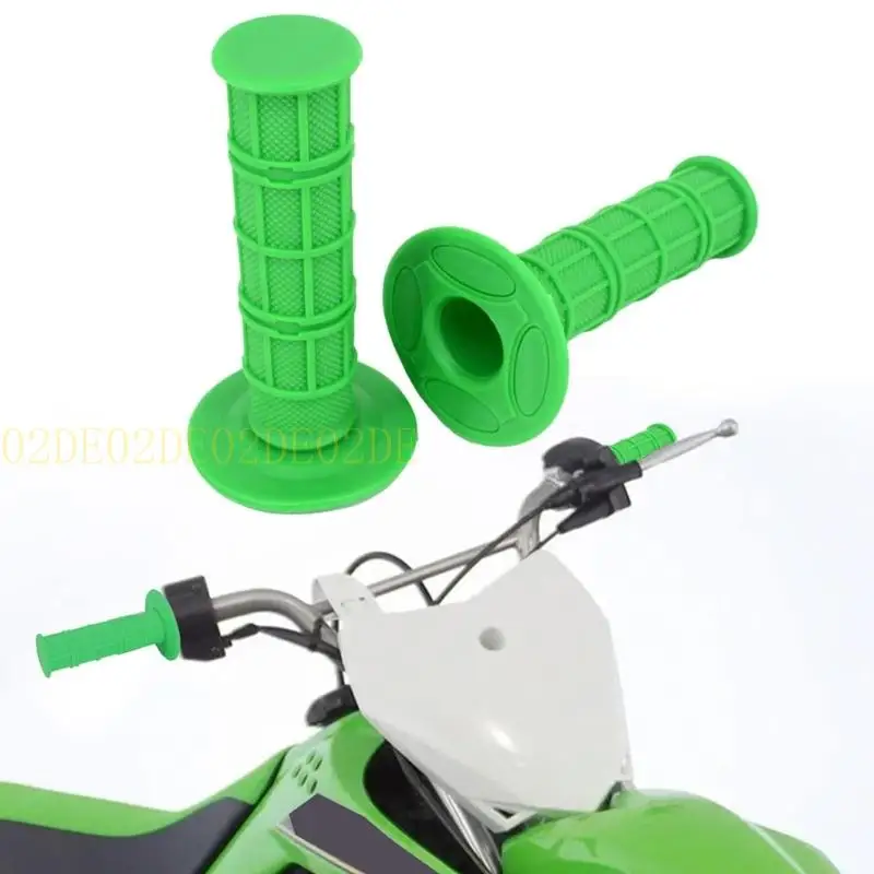 

02DE Hand Grips Motorcycle 22mm Handlebar Grips For Scooter Moped Universal Grips