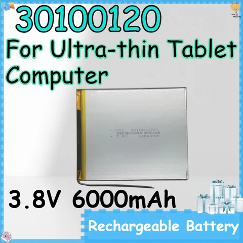 Аккумулятор DIEZONG 30100120 3.8V 6000mAh для планшета