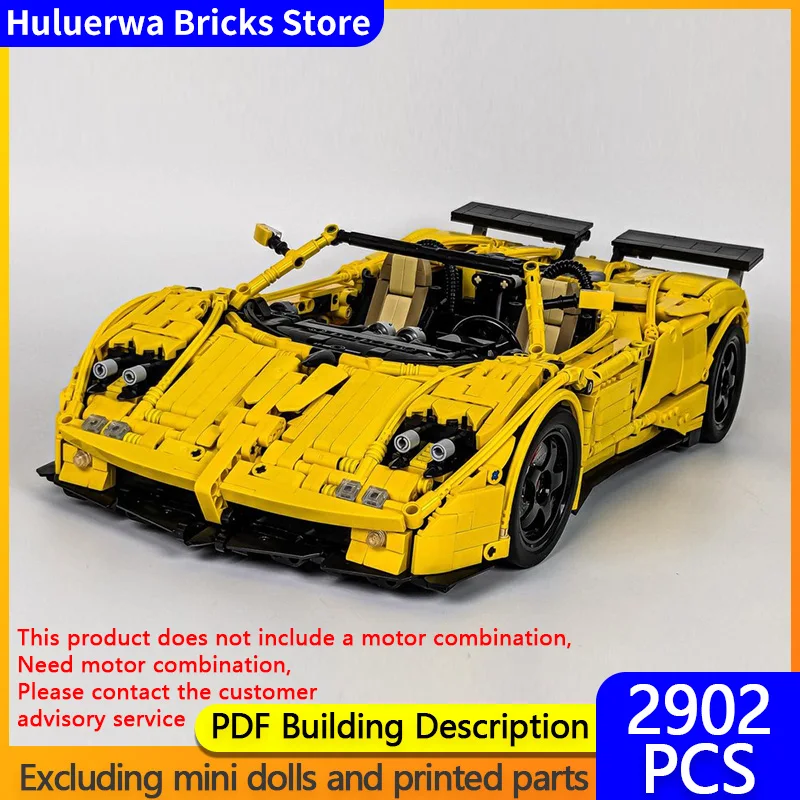 

Speed Racing Car Model MOC Building Bricks Zonda C12 S Roadster Modular Technology Gifts Holiday Assemble Children Toys Suit