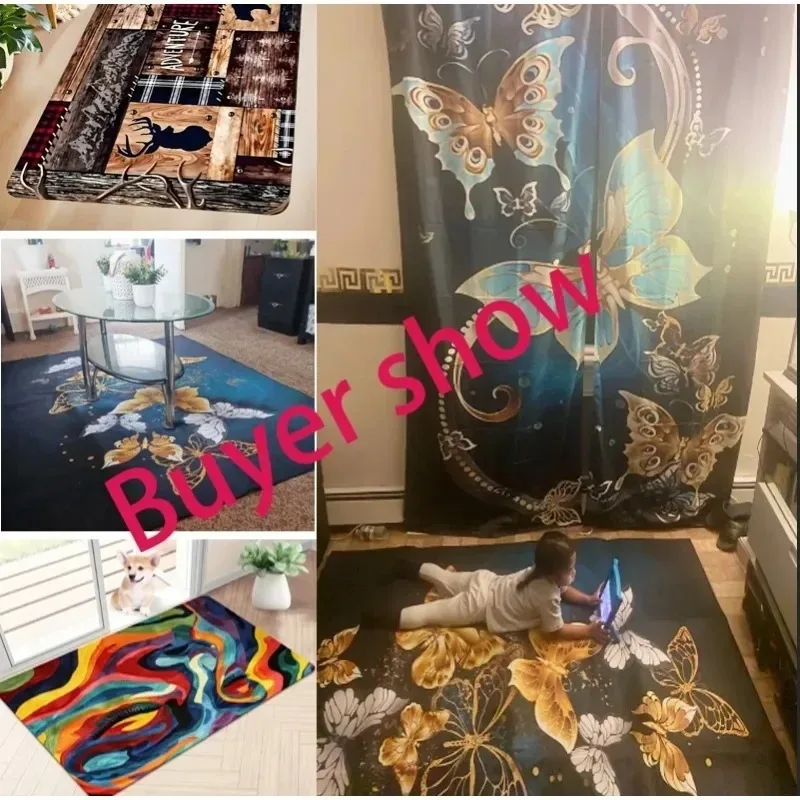 سجادة ألعاب هندسية نيون لغرفة المعيشة، تصميم على الطراز التقني، ديكور منزلي داخلي، سجادة أرضية كبيرة الحجم لمنزل الألعاب الحديث #6