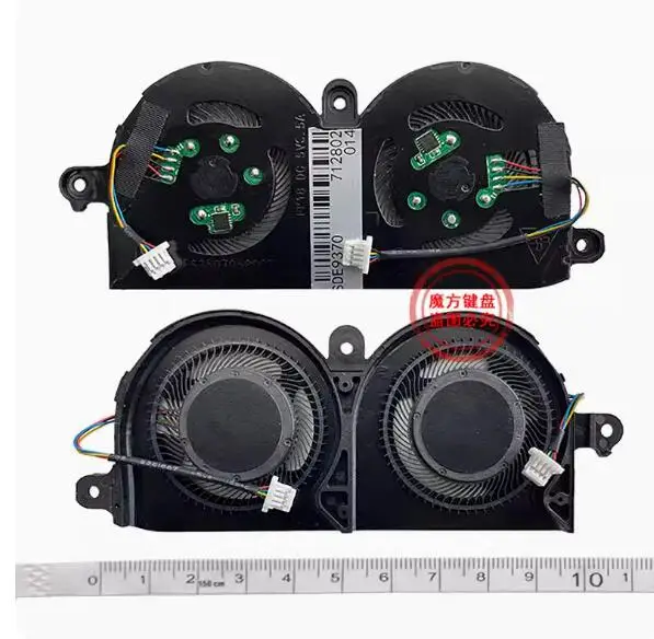 Cpu cooling fan for DELL XPS 13 9370 9380 9390 P82G 7390 9305 0980WH