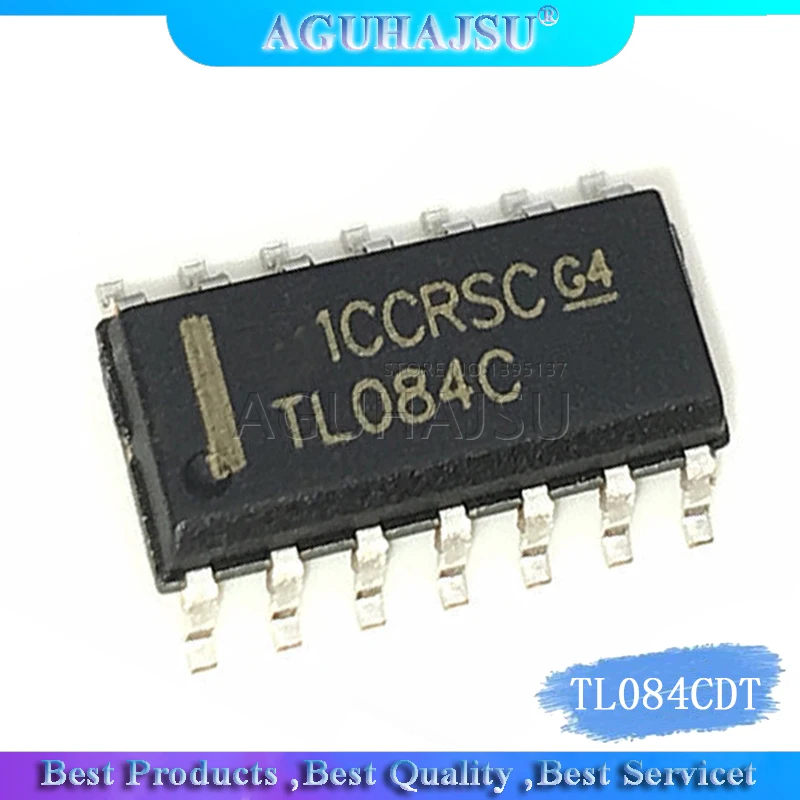 

10PCS TL084CDT TL084 084C TL084CDR TL084C Waterproof shell