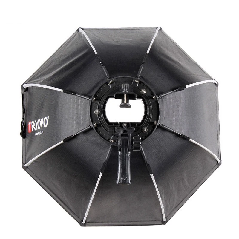 Triopo 65cm Octagon Speedlite Softbox S-Type Bracket with Honeycomb Grid for Flash TT560 NW561 NW635 NW670