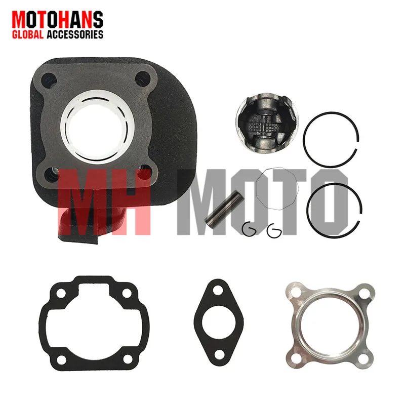 

JOG50 BWS50 YW50 MINARELLI50 ZUMA50 40MM CYLINDER AND PISTON KIT WITH 10MM PIN 1PE40QMB 2T 50CC SCOOTER ENGINE PARTS