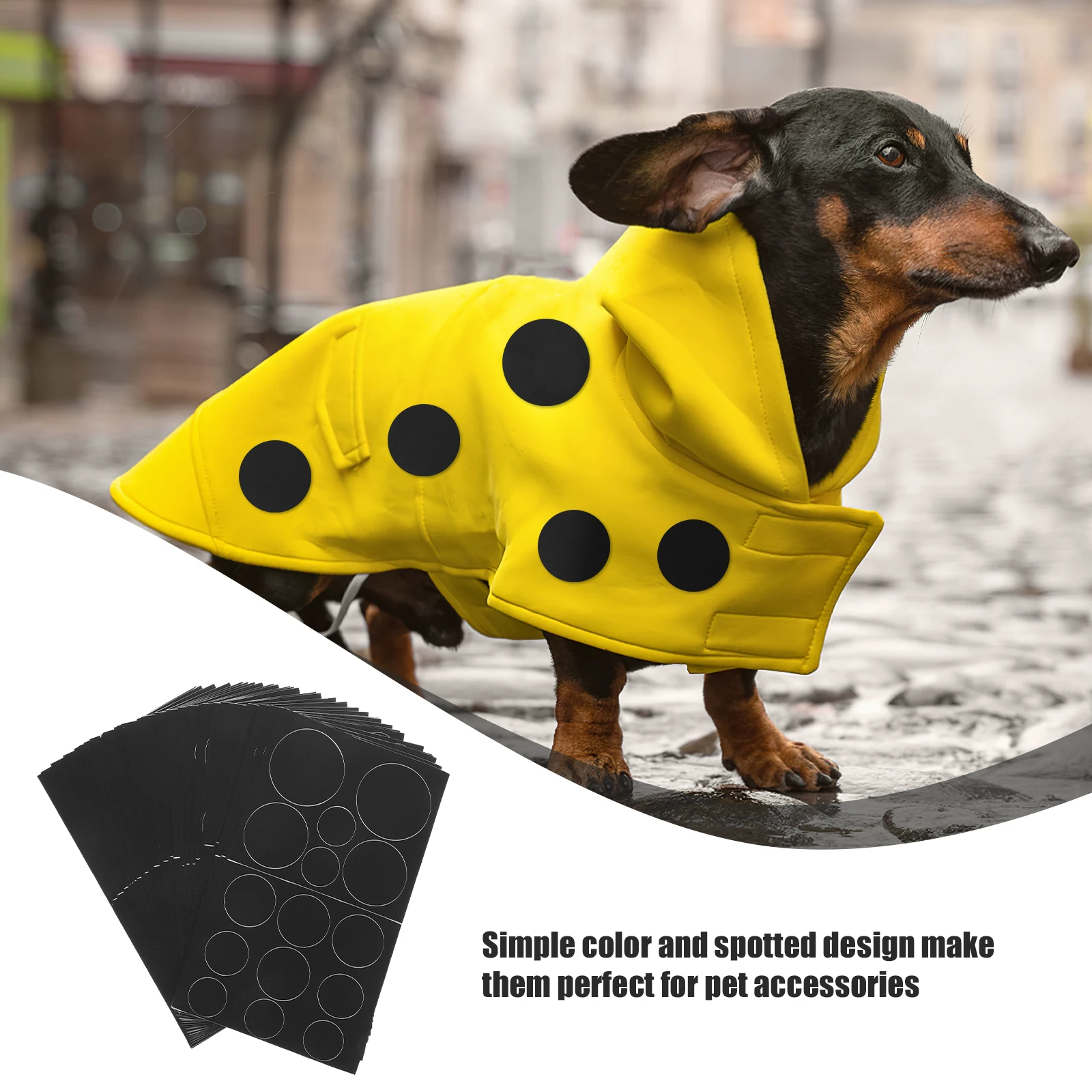 

30 Sheets Patch Clothes Diy Adhesive Stickers Clothing Repairing Garment Appliques for Cute Patches Round