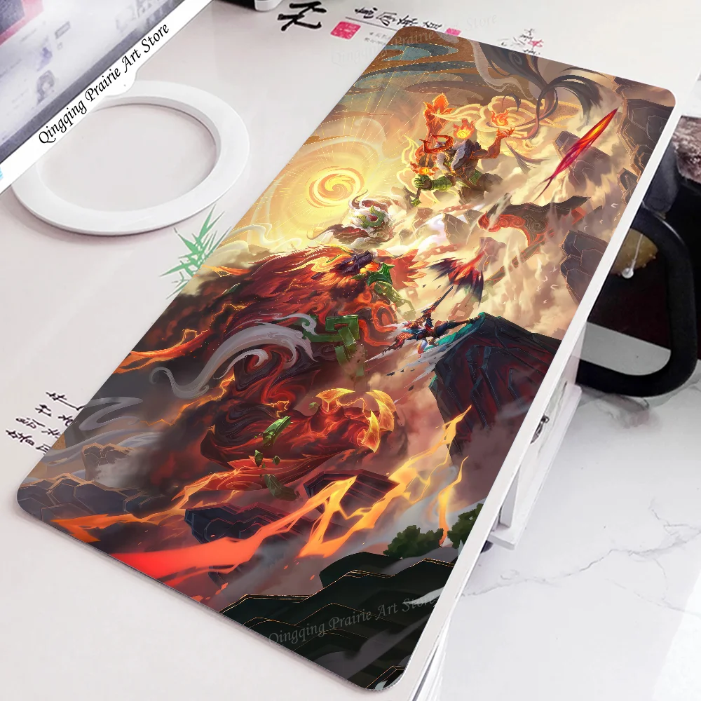 Aatrox League of Legends Mousepad Mouse Mat Desk Mat With Pad gaming accessories Prime Gaming XXL Keyboard Pad