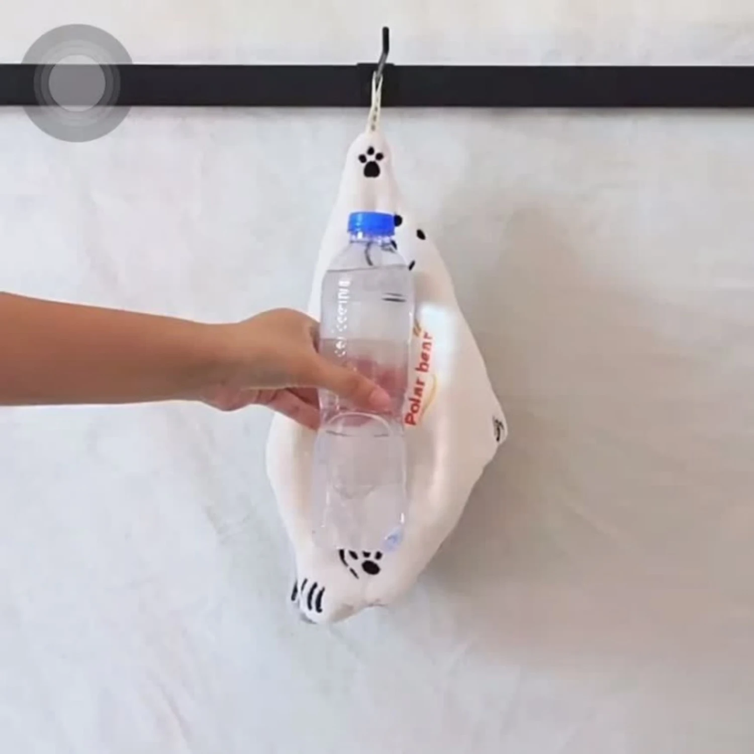 Очаровательное полярное полотенце на кончиках пальцев — быстросохнущий, впитывающий коралловый флис с подвесной петлей для ванной, скраб для ванны, отшелушивающий тело