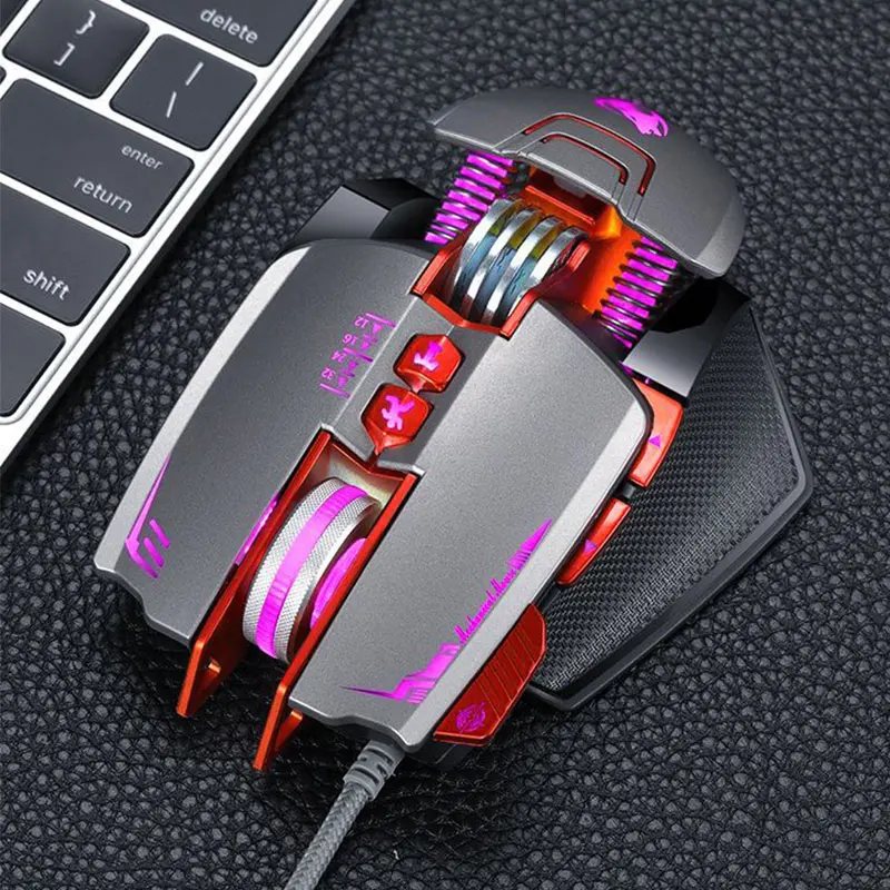 

Gaming Mouse Wired Esports Mechanical Macro Programming Pressure Gun Luminous Mouse Office Entertainment Computer Accessories