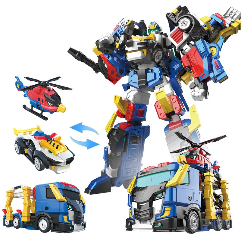 3 IN 1 Super Dino Mini Force Transformation หุ่นยนต์ของเล่นตัวเลขการกระทำ Mini Force X Deformation เครื่องบินของเล่น