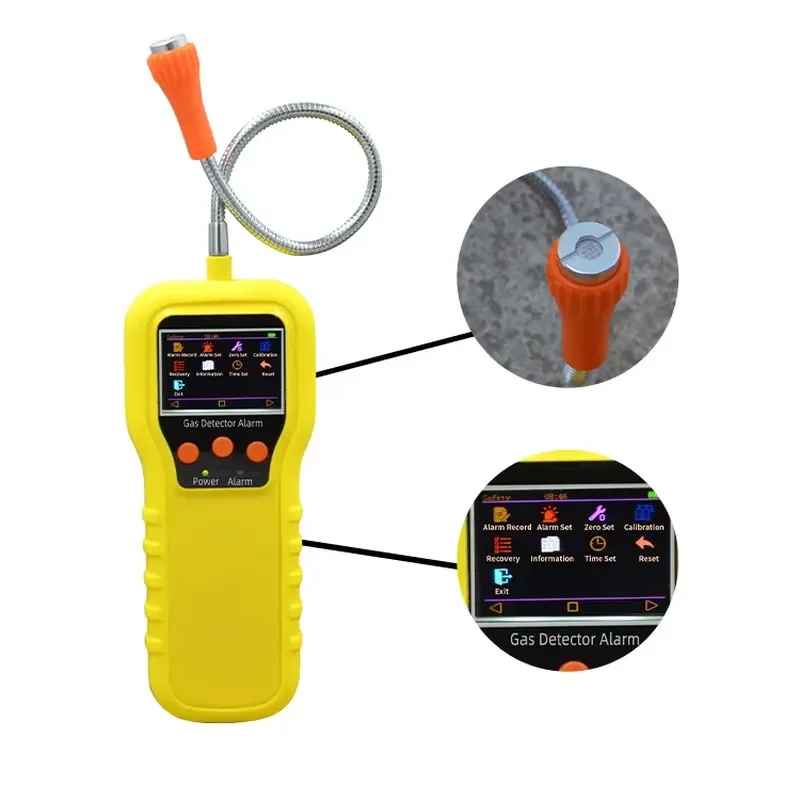 Portable Electronic Combustible Gas Leak Alarm Detector Explosion-proof Tunnel Pipeline Gas Detector 1-Year Warranty ODM