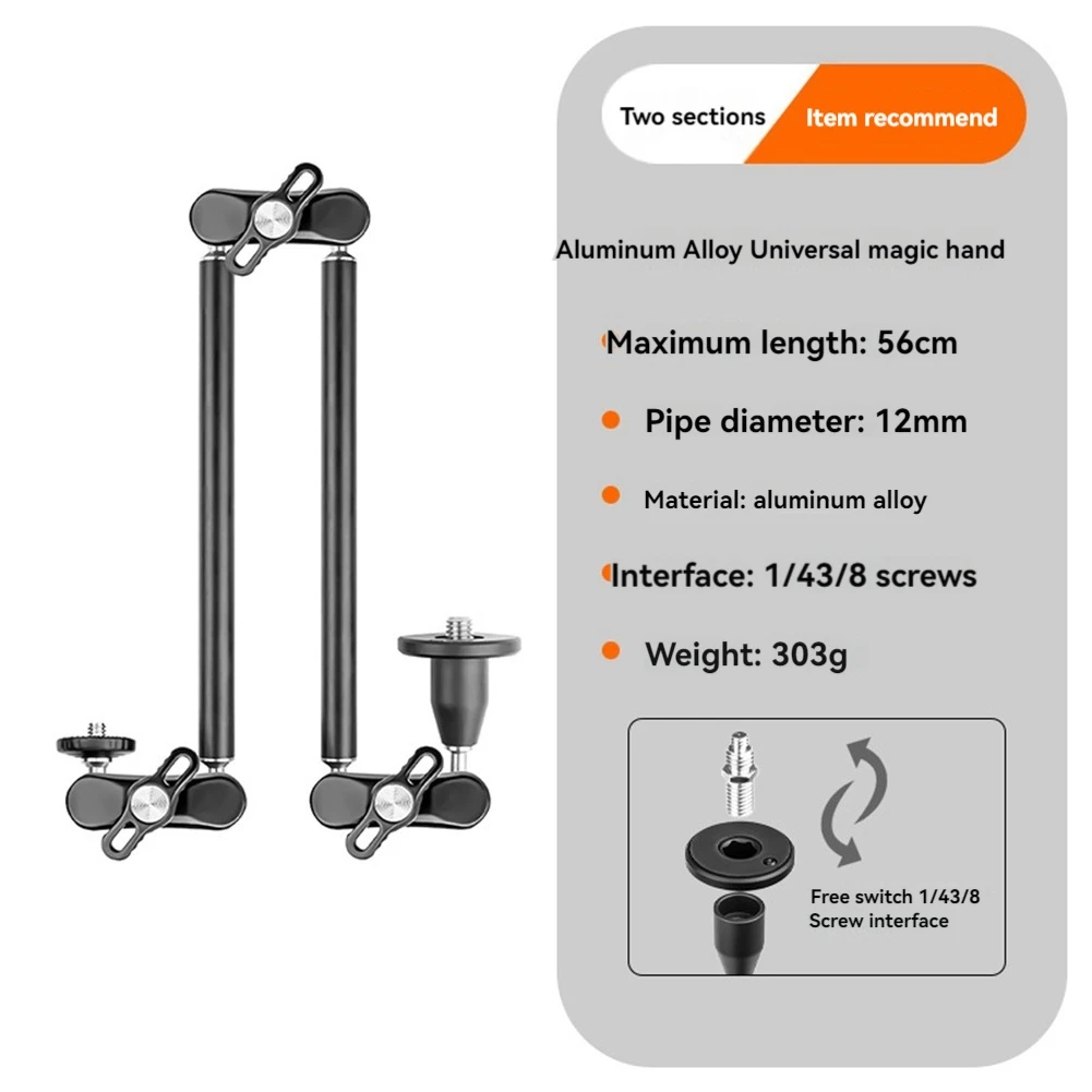 ABMF-кронштейн для смартфона Magic Arm для камеры шарнирное гибкое настенное крепление настольный зажим подставка для планшета