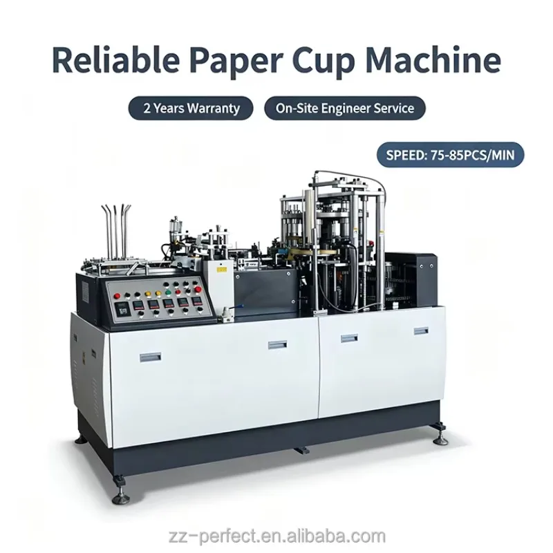Paper Cup Processing Machine Stable Operation for Small and Industrial Disposable Beverage Cup Manufacturing Customized