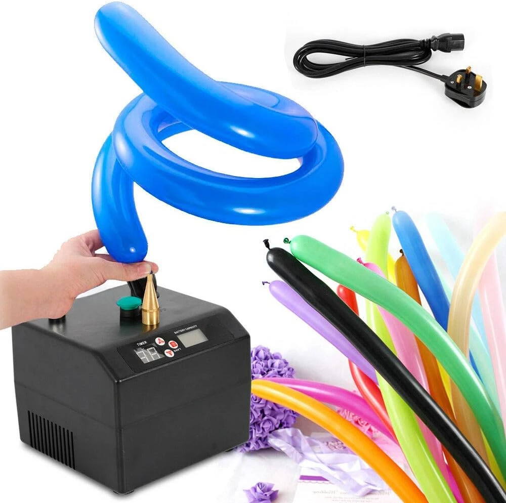 Electric Air Balloon Pump, B23 Lagenda Portable Electric Balloon Pump Balloon Inflator Party Air Blower