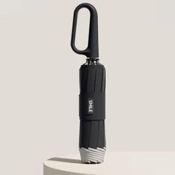 ZUODU Fully Automatic Umbrellas Dual Use of Rain Sunny Wind Resistance Reinforced Foldable Ring Buckle Outdoor Umbrella