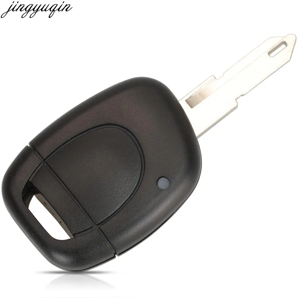 Jingyuqin Remote Car Key Case Shell For Renault Clio II 2001-2008 Symbol 2011 Kangoo 2002-2004 NE72 VAC102 No Battery Holder