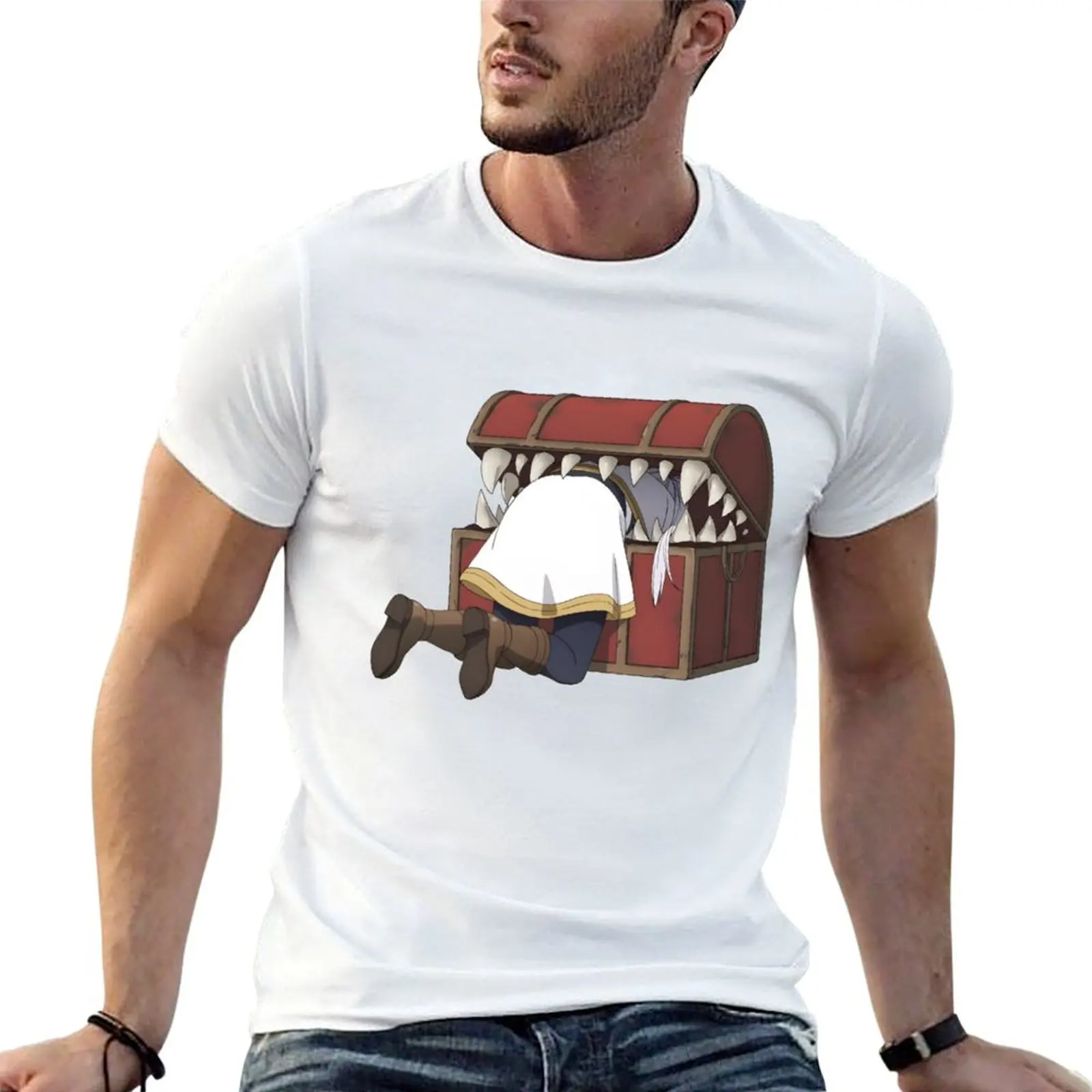 

Frieren T-Shirt t shirts for man cotton funny t shirt custom print T-Shirt
