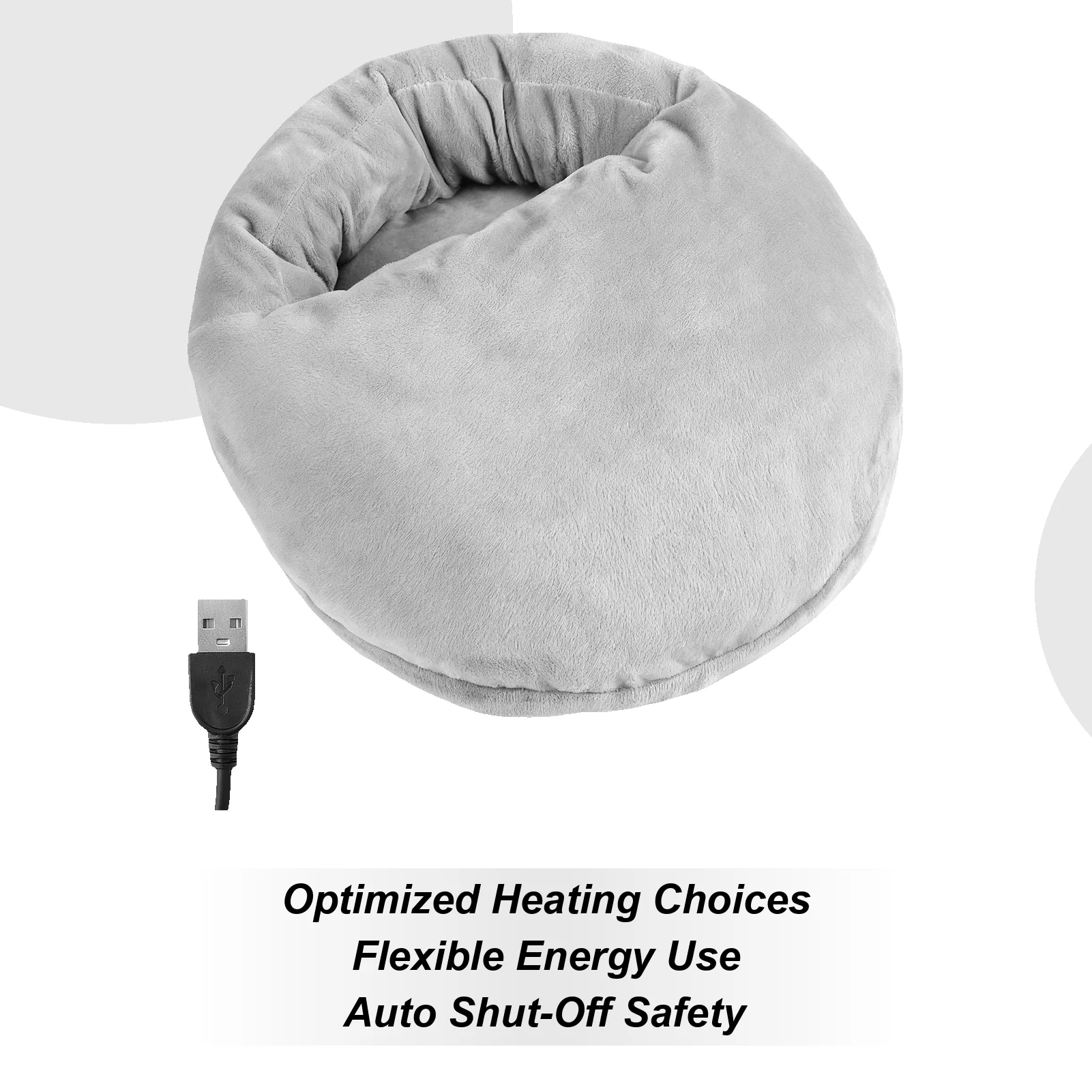 

Heated Foot Warmer Adjustable USB Heater With 3 Heat Modes Heated Foot Pad For Women Men Offices Chair Camping Legs Rest Work