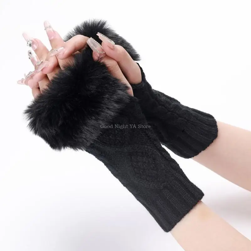 

Многофункциональные перчатки без пальцев, гибкие декоративные нарукавники для взрослых студентов