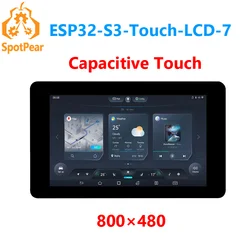 ESP32-S3 7 inch LCD 800×480 ESP32-S3-Touch-LCD-7 inch Capacitive Touch Display Development Board Supports WiFi & Bluetooth