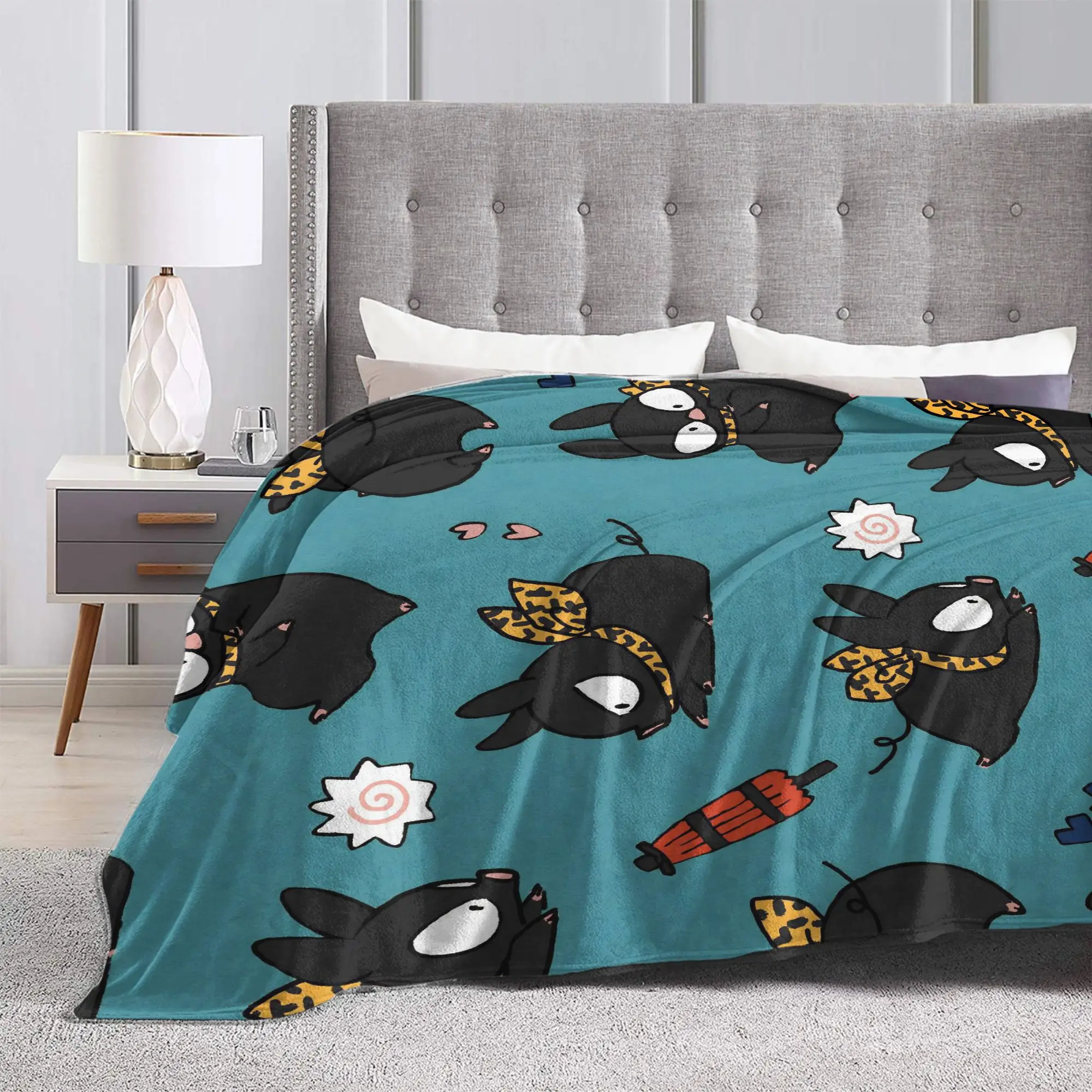 Ranma 1/2 Blanket P-Chan Manga Fleece Awesome Soft Throw Blanket for Bedspread Autumn/Winter