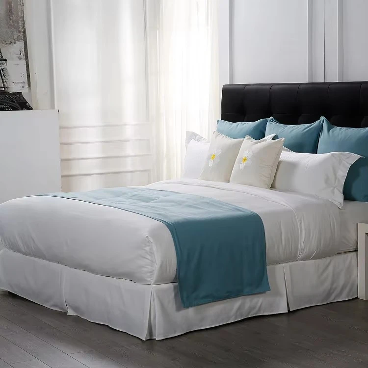 Manufacturer's 5 Star 100% Egyptian Cotton Bed Sheets Set King Size Plain for Bedroom & Hotel Woven Linen for All Seasons