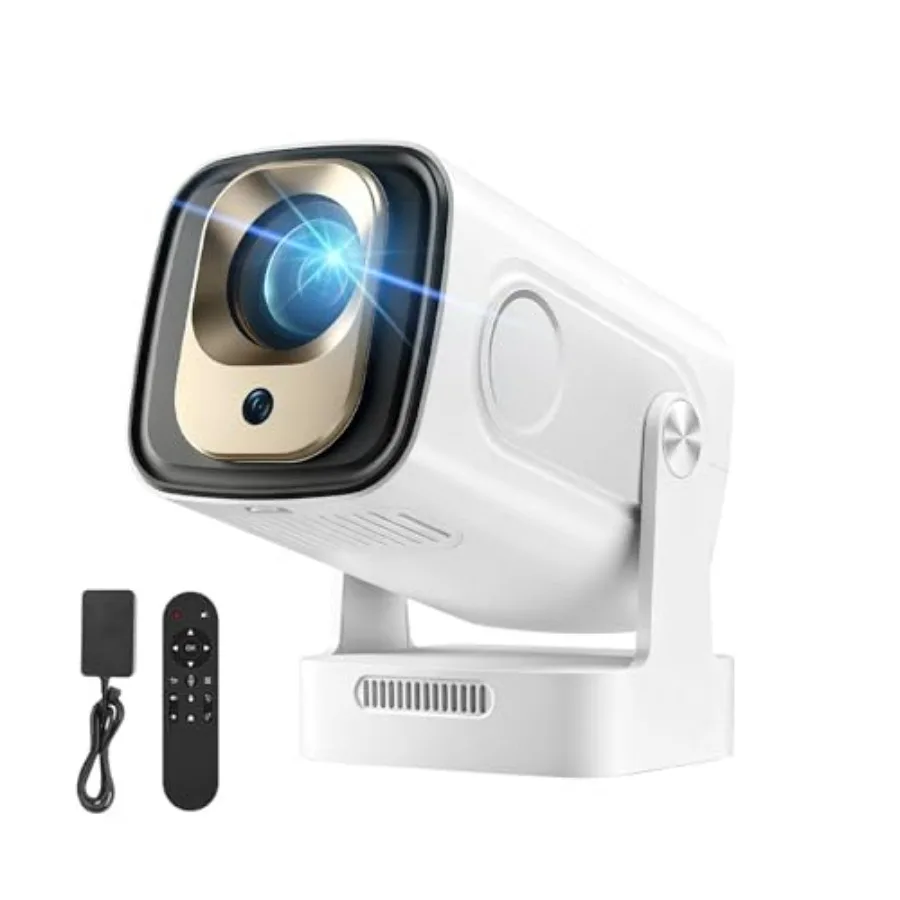 

Мини-проектор с поддержкой 4K, автофокусом, Wi-Fi 6 и Bluetooth 5.4, 4K Smart, 1080P, портативный, для просмотра фильмов на открытом воздухе, со встроенным...