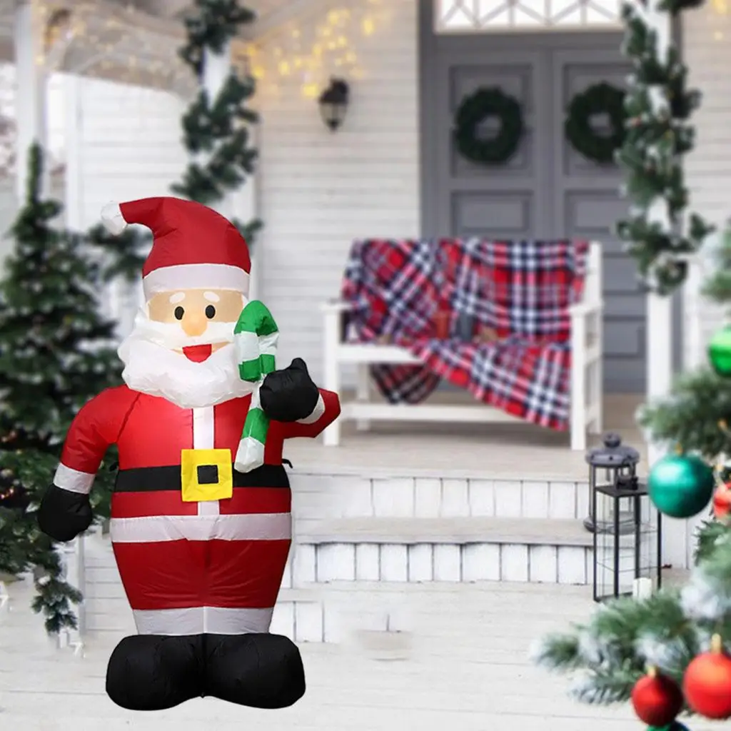 Inflatable Santa Claus Toys Decor 120cm Welcome Arches for Yard US Adaptor