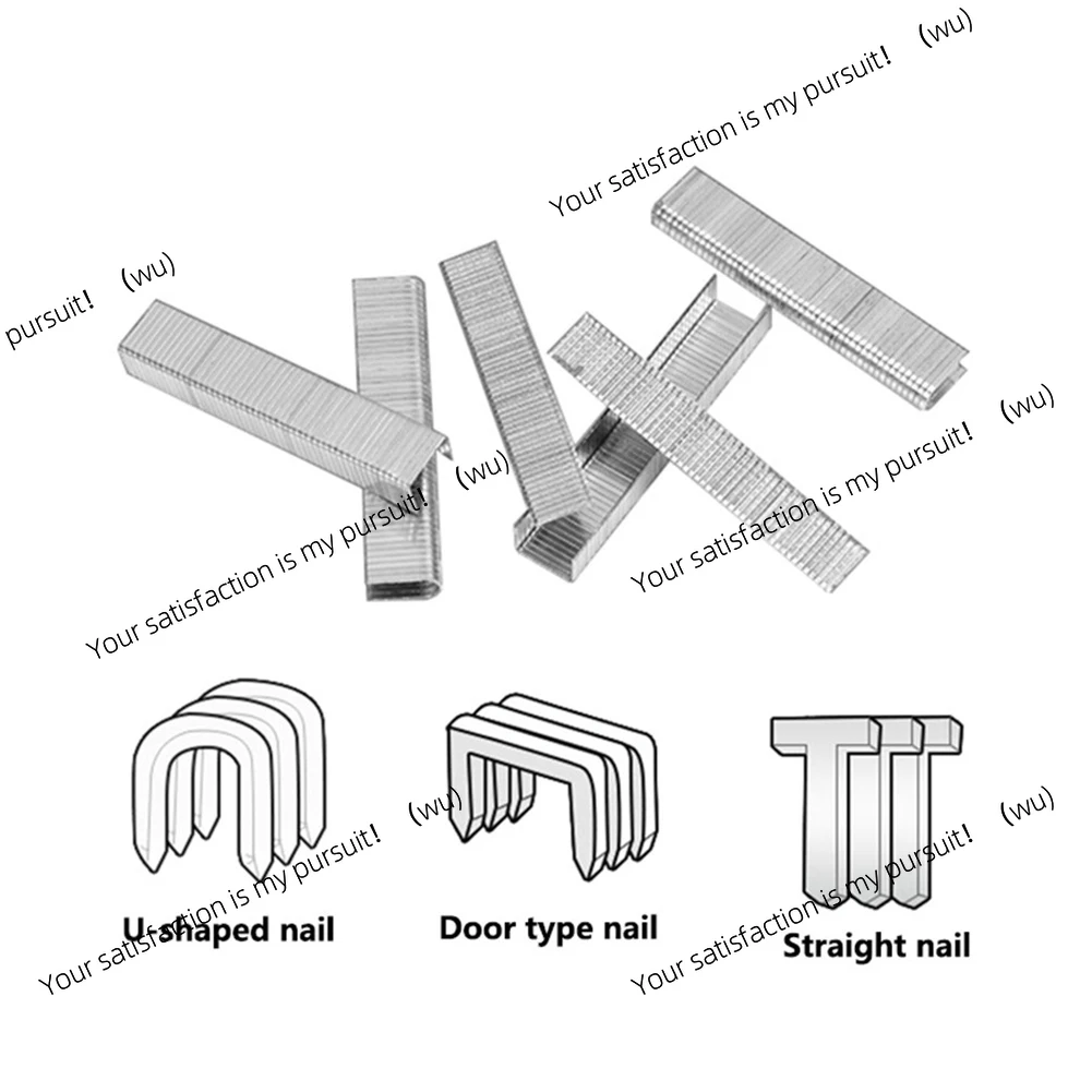 1000 pcs, U/door/T/staple machine, suitable for woodworking furniture, home DIY decoration, hand tools - view 2