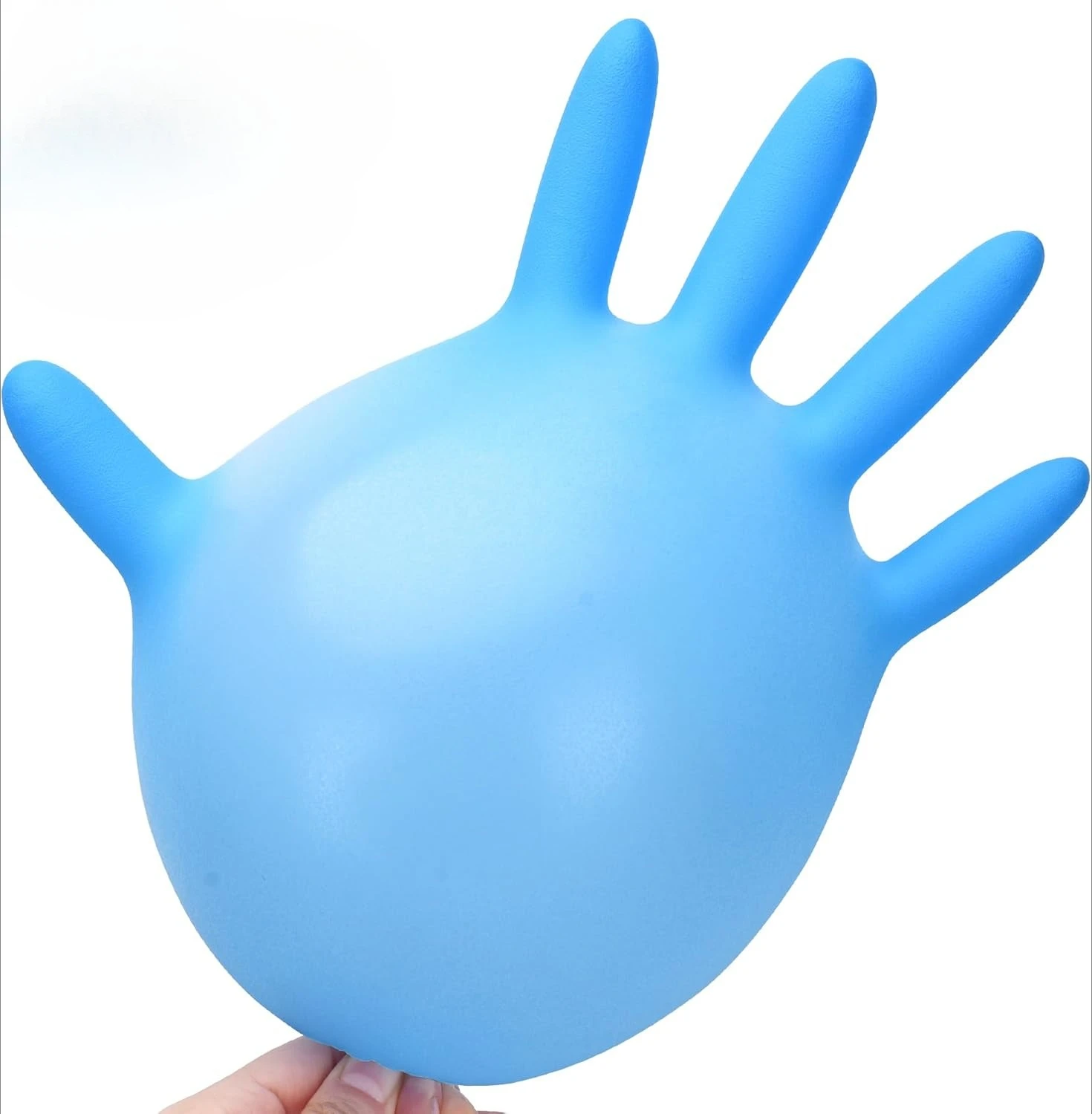 10–100 Stück blaue Nitril-Handschuhe, Einweg-Reinigungshandschuhe für die Küche, Geschirrspülen, wasserdicht, latexfrei, puderfrei, Arbeitshandschuh – Detail 16