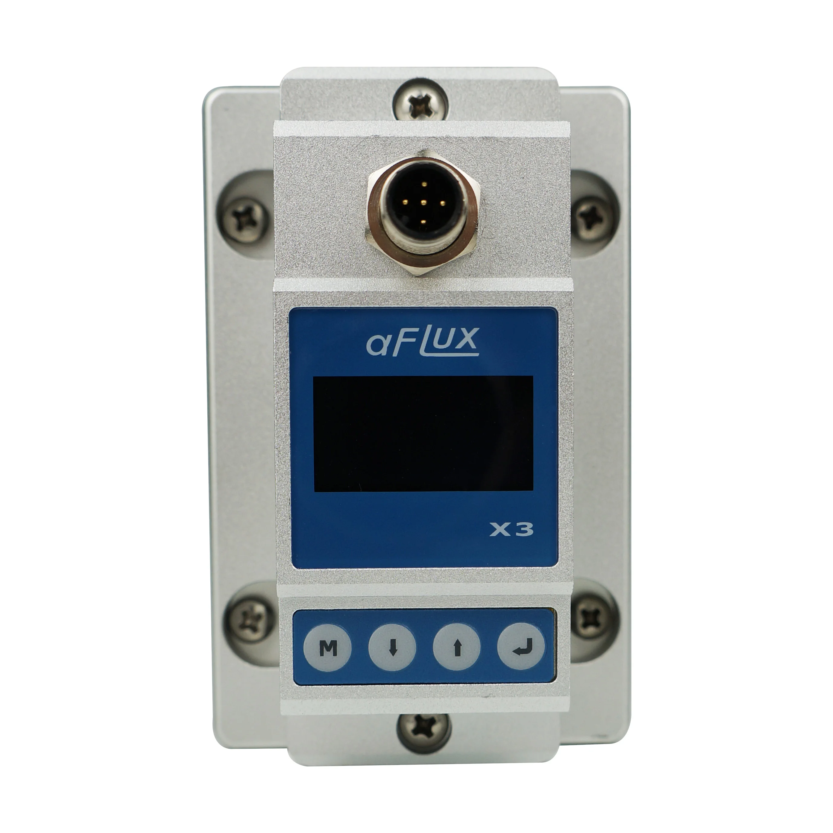 Slim Line DN15-DN80 Non Intrusive Clamp On Ultrasonic Flow Meter For Small Pipe Digital 4-20mA RS485 ModBus Output LCD Display