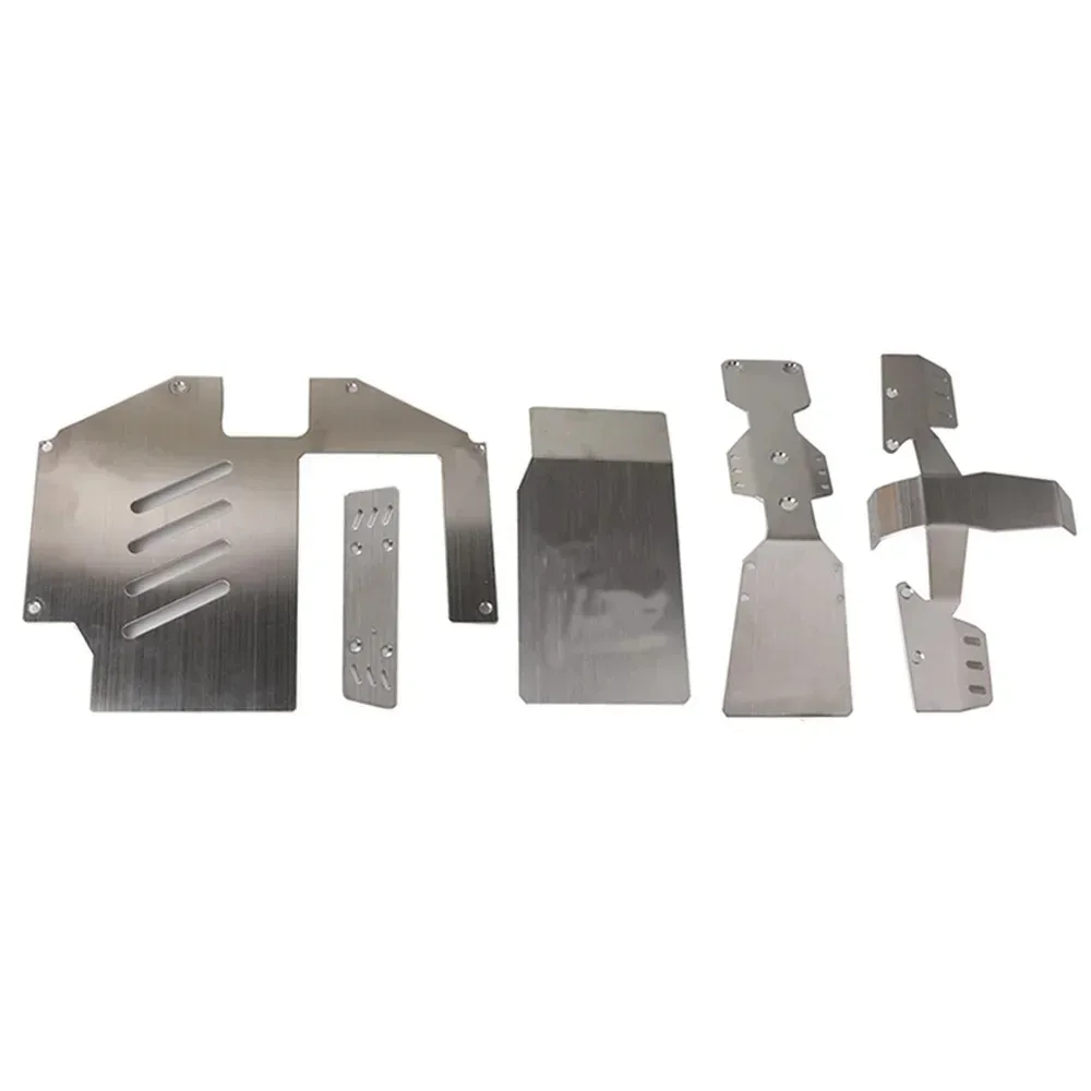 1/7 Scale UDR Metal Axle Protector Set – Front Rear Chassis Skid Plate Armor for Traxxas Short Course Truck