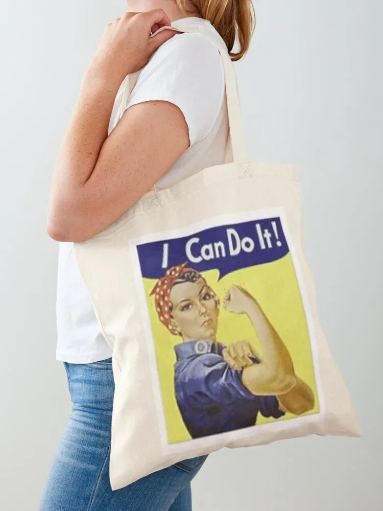 

I CAN DO IT! Tote Bag university shopper bag Canvas bag for women Shopping bags Women's bags