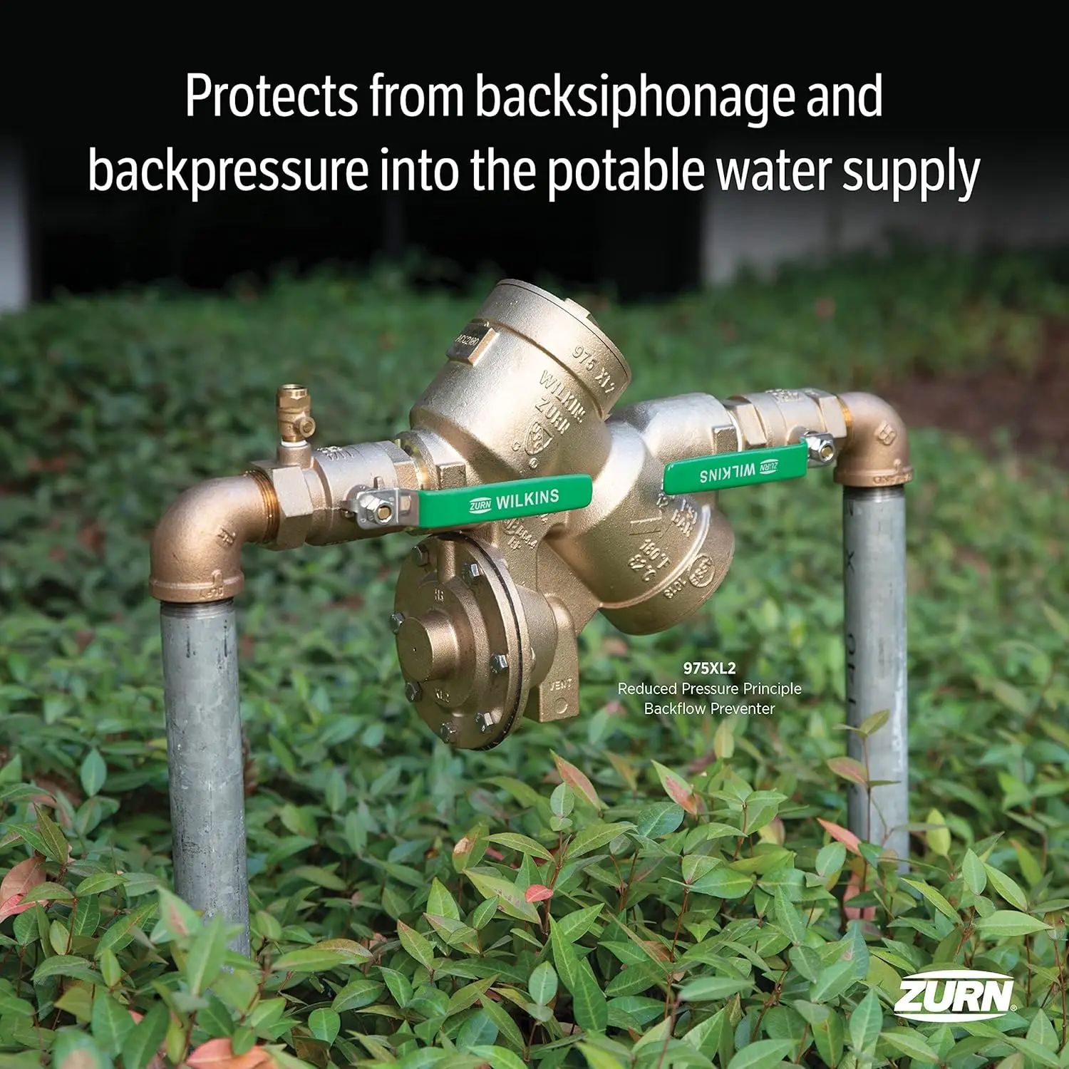 

Reduced Pressure Principle Backflow Preventer The Wye Pattern Bronze Body Design Provides Separate Access To Each Check Valve