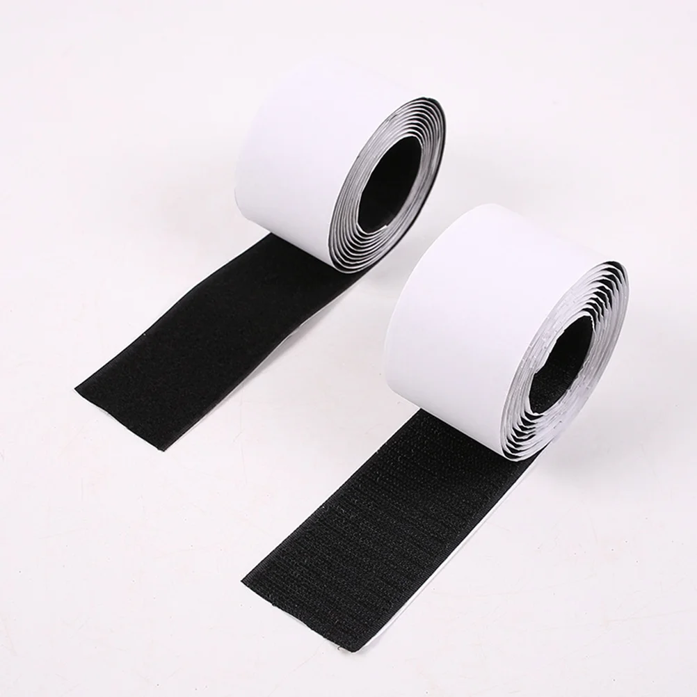 Pedalboard Pedal Mounting Tape Self Adhesive Effect Pedal Loop Tape for Guitar Pedalboard ( Black and White )