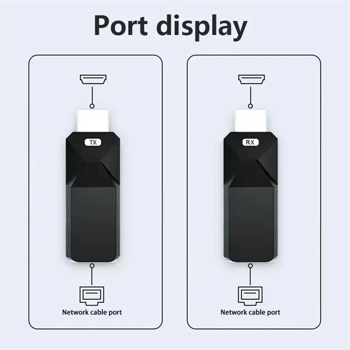 

M85K New 50M 1080P 60Hz -Compatible Wireless Video Audio Transmitter Receiver Extender Wireless Display Adapter