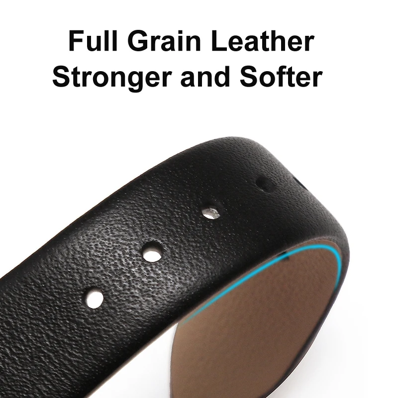 （flash sale）Full Grain Leather Watch strap Handmade Leather with rose gold Buckle Strap Bracelet Accessories 8mm 10mm-22mm