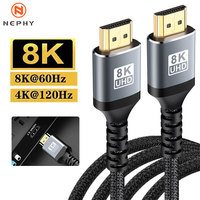 High quality 8K 60HZ 4K 120HZ HDMI Cable for TV Laptop PS4 PS5 Xiaomi mi Box PC Ultra High Speed HD Video Cord 1M 2M 3M 5M 7M