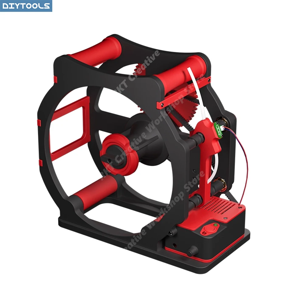 3D Printer Filament Respooler Automatic Winding Machine, Smart Filament Rewinder with Auto Stop Sensor, 1-3kg Filament Spool Rew