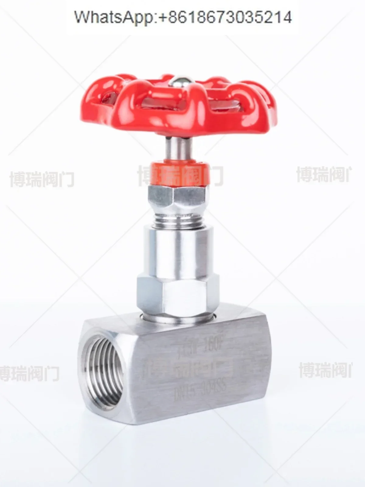 

Stainless steel thread buckle needle valve J13W-160P 304 thread buckle internal thread needle valve, inner wire needle valve