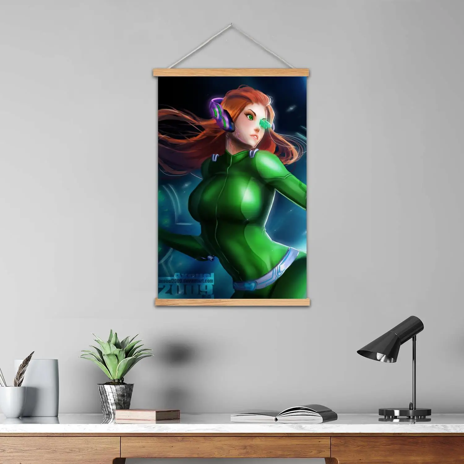 Totally Spies! Framed Wall Painting Canvas Art Poster and Wall Art,  Modern Family Bedroom Decor,Decorative painting