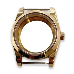 High Quality 36mm 40mm Rose Gold Case Sapphire Crysta Fit NH34 NH35 NH36 NH38 NH39 NH70 NH72 ETA2824 PT5000 Movement