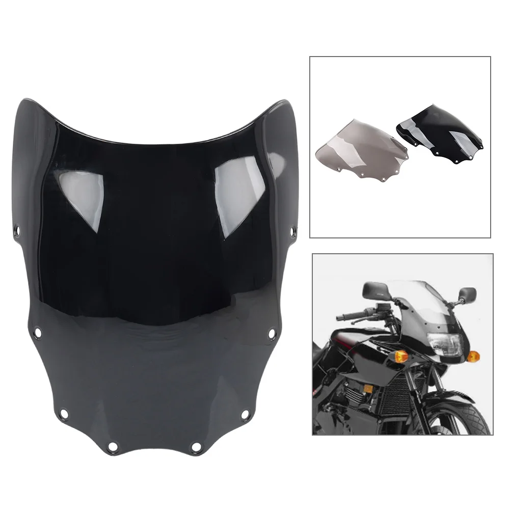 For Kawasaki EX500R Ninja 500R 1993-2009 Black/Tan Motorcycle Windscreen Windshield Wind Screen Deflector