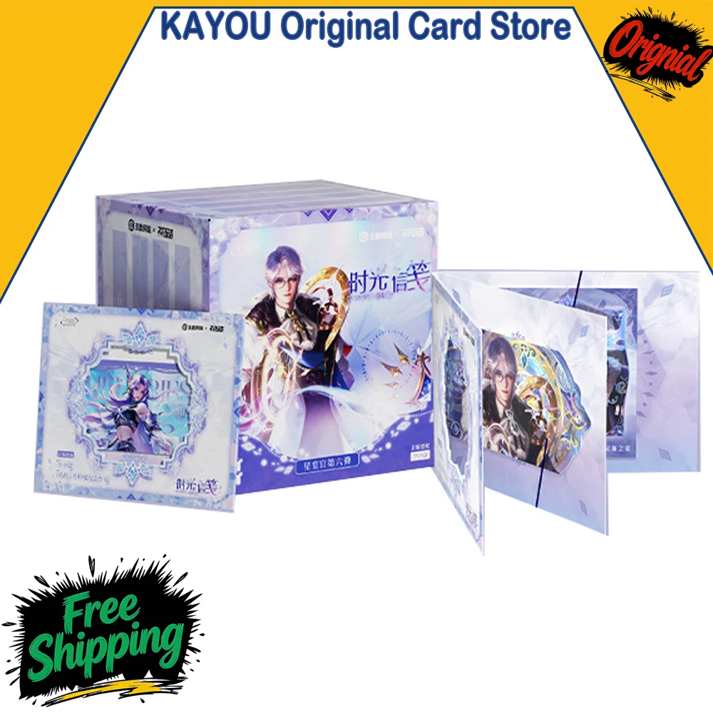 buffun-cartes-honor-of-kings-star-performer-vol6-lettre-du-temps-nouvelles-memoires-cartes-de-booster-a-collectionner-boite-mystere-cadeaux